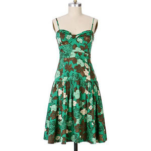 Anthropologie Moulinette Soeurs Green Tea Dress